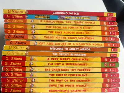 Over 40 Geronimo Stilton Books, View more