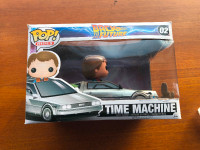 Funko Pop Rides Back to the Future Time Machine McFly NEW Unopen
