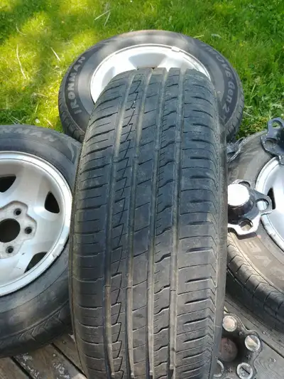 Used 1 summer,205/70r15, were on chev s10