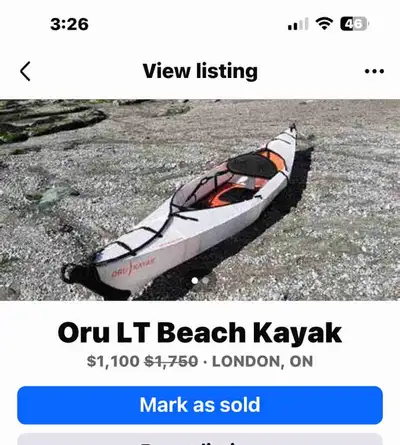 ORU Beach LT Kayak, View more