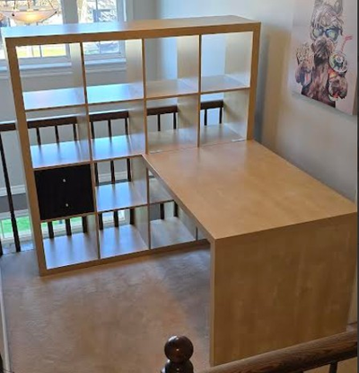 Ikea Bookcase Desk, View more