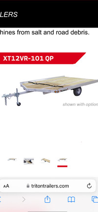 FOR RENT 14 foot flat deck trailer with ramp