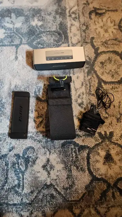 Comes with carrying case and all cords and charging dock.