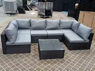 Modern Patio L-Shape Sofa Set , View more