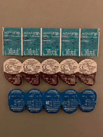 Contact Lenses: Assorted prescriptions strengths. Top rated. Premium high quality. New in box, seale...