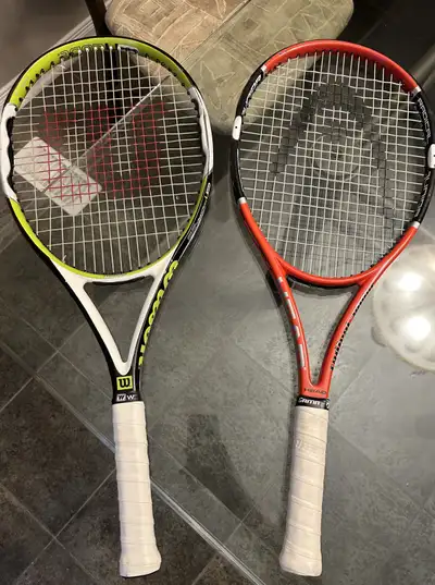 HEAD Radical 26 & Wilson nCode nPro 26 Junior Tennis Rackets, View more