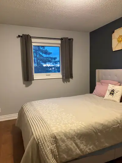 I am offering a bright and comfortable bedroom for rent in Orangeville, perfect for someone looking...