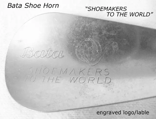 Vintage rare Shoe Horn BATA ‘shoemaker to the world” steel, 9 cm in Arts & Collectibles in City of Toronto - Image 7