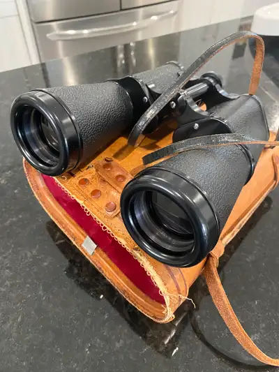 Vintage Carl Wetzlar 20x50 Pilot Airforce Binoculars with Case, View more