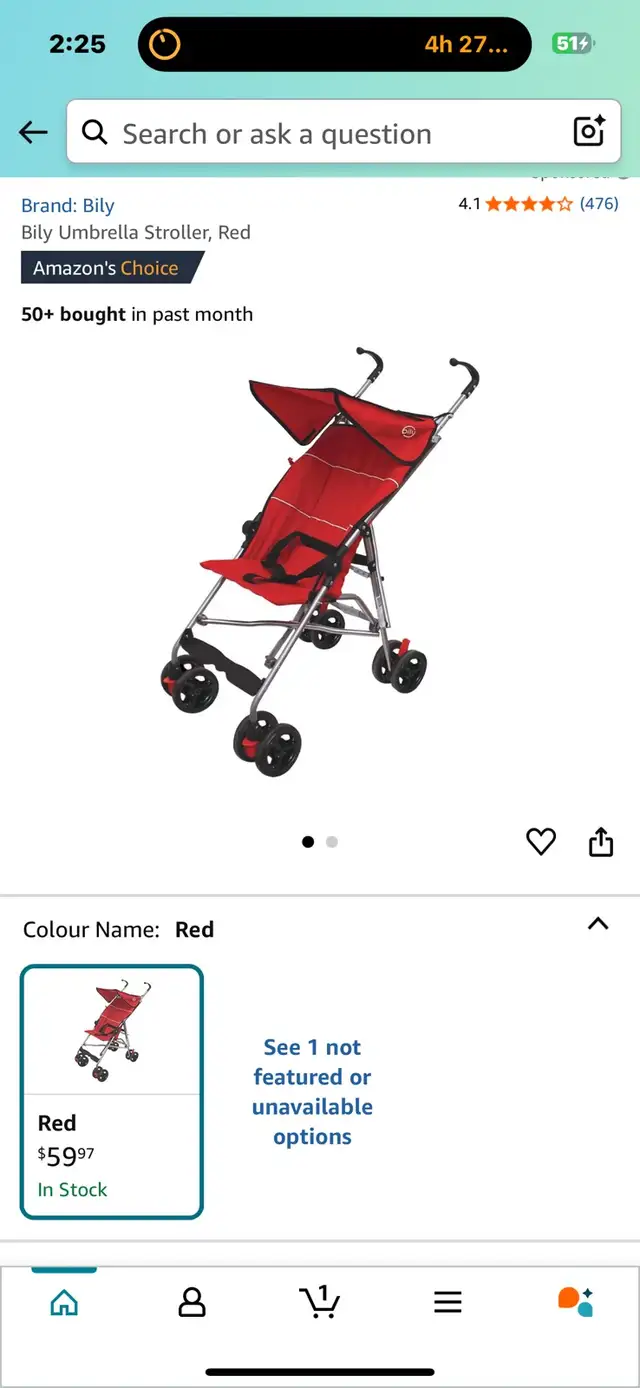 Bily Deluxe Umbrella Strollers x2 in Strollers, Carriers & Car Seats in Hamilton - Image 3