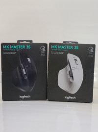 Logitech MX Master 3S Wireless Darkfield Mouse - Black/White