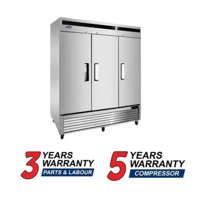Atosa MBF8504GR 82" Wide Triple Solid Door Freezer, View more