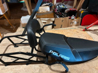 Polaris two up seat with rack and hand grips