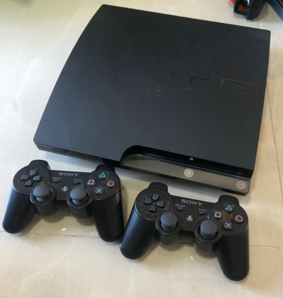 Sony PlayStation 3 Slim 120GB PS3 Console + 2 Controllers, View more