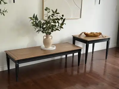 Vintage Set Coffee table and end/side table, View more