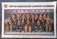Vintage 1979-80 Vancouver Canucks - team photo