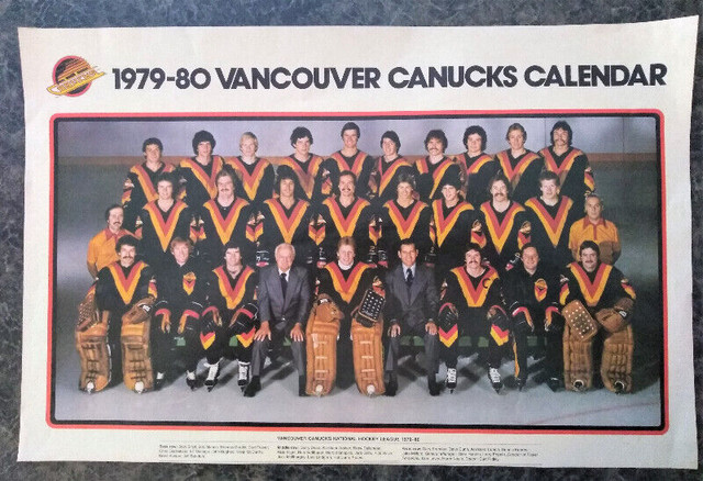 Vintage 1979-80 Vancouver Canucks - team photo in Arts & Collectibles in Victoria