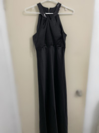 Black sleek prom dress from Calvin Klein 