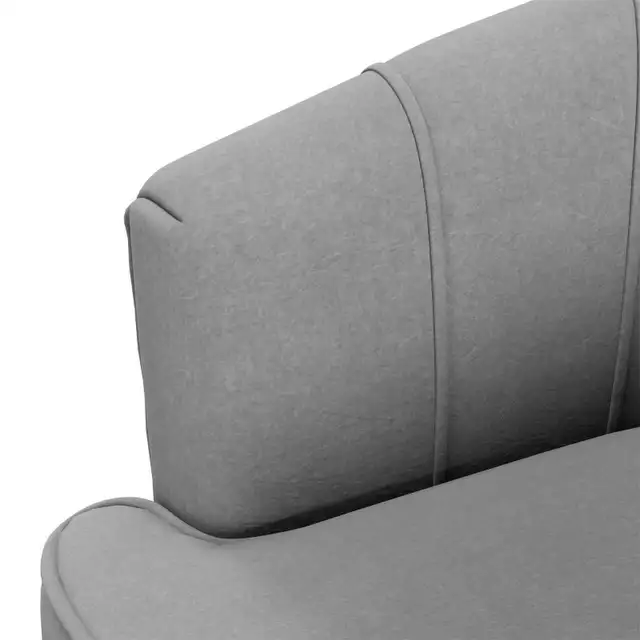 Fabric Armchair, Modern Accent Chair with Gold Metal Legs for Li in Chairs & Recliners in Markham / York Region - Image 9