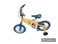 Orange supercycle kid's bike