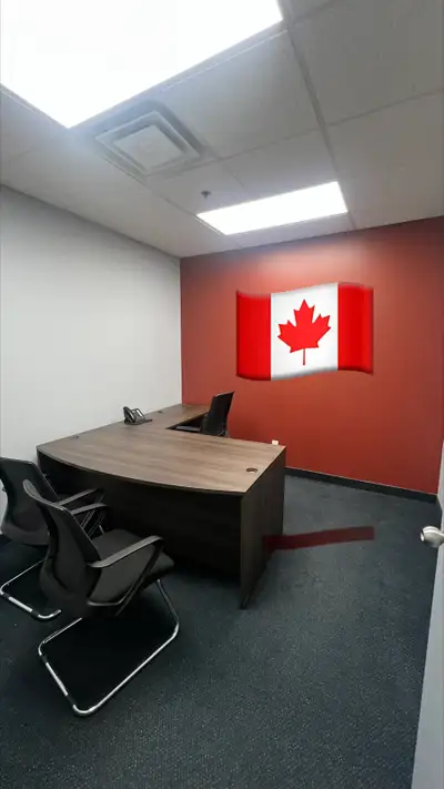 Beautiful fully furnished office for rent in Woodbridge right on the highway 427/7 available from Ma...