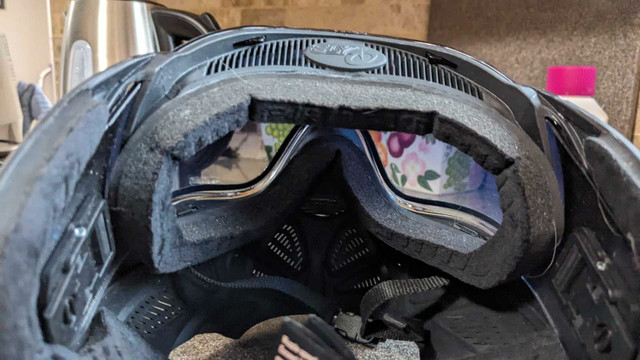 Paintball helmet and face visor  in Paintball in Strathcona County - Image 4