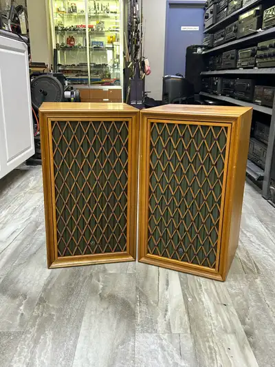 Pioneer CS-A500 3 Way Speaker Pair Solid Wood 3 way, 3 driver loudspeaker system 40Hz to 20kHz 8 ohm...