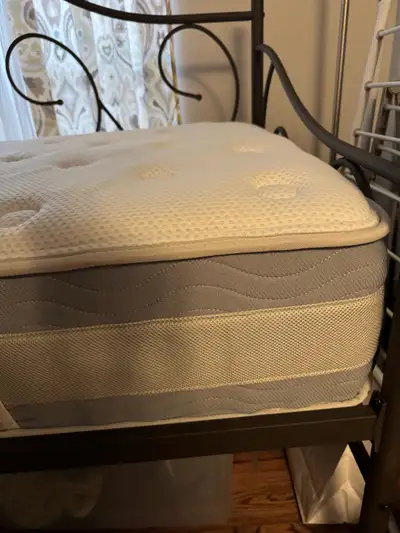 Twin Mattress -  10 Inch Gel Memory Foam Hybrid Pocket Coil, View more