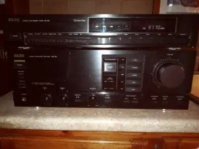 amplificateur akai am 52 et tuner quartz  at 52 vintage, View more