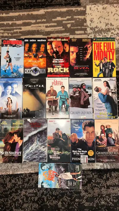 All $1 each except: meet the parents $2, seven $2, the rock $2, the full monty $2 I also have lots m...