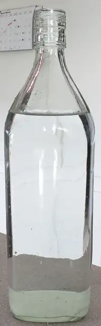 VINTAGE BOUTEILLE EN VERRE GÉANT - GIANT GLASS BOTTLE - 4 LITRES