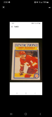 1982-83 LANNY McDONALD OPC NHL Calgary Flames HOF Hockey Card