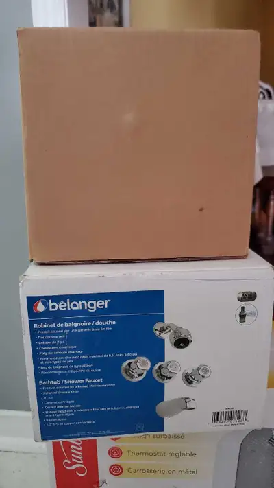 BRAND NEW IN BOX - Belanger Bathtub/Shower Faucet without Valve, View more