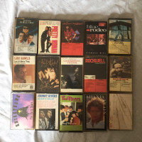 Rock and Country Music Cassette Lot