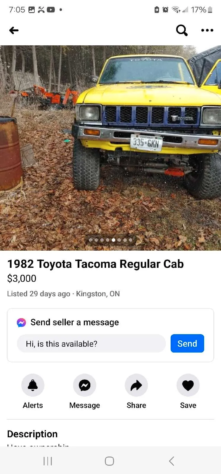 1982 Toyota Tacoma regular cab