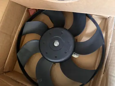 New fan for $30, used radiator system for $50 Fit for golf, Passat, cc …..