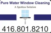 Pure Water Window Cleaning 416.801.8210