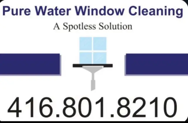 Pure Water Window Cleaning 416.801.8210628657104409631219