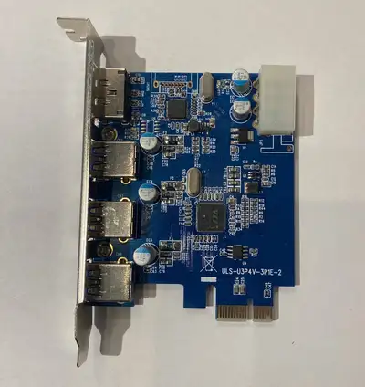 4 Ports PCI-E to E Sata / USB 3.0 Expansion Card (3 USB Type-A a, View more