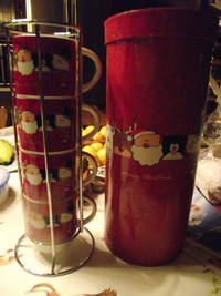 Tasses avec motif de Noël