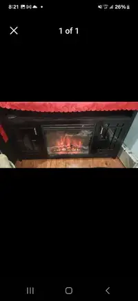Fire place tv stand