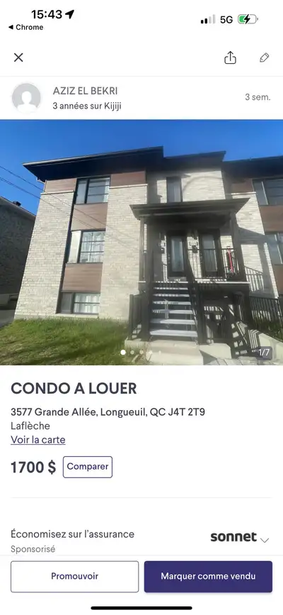 CONDO A SAINT HUBERT