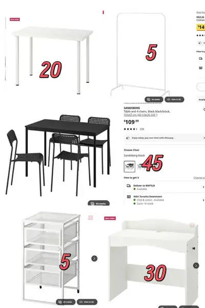 All prices are already labeled in the photos. Each item has been well taken care of， feel free to me...