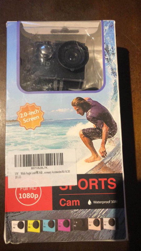 Waterproof Sport Camera (New in Box) in Cameras & Camcorders in Windsor Region
