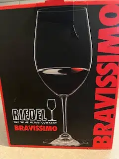 Riedel Bravissimo - For Red Wine 4 Pieces, Crystal Glass, #0494/0-1 Brand New Glasses in Original Bo...