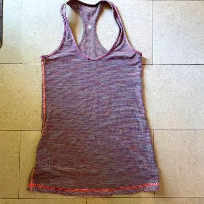 Lululemon Cool Racerback Multicoloured Tank Top  Size 4, View more