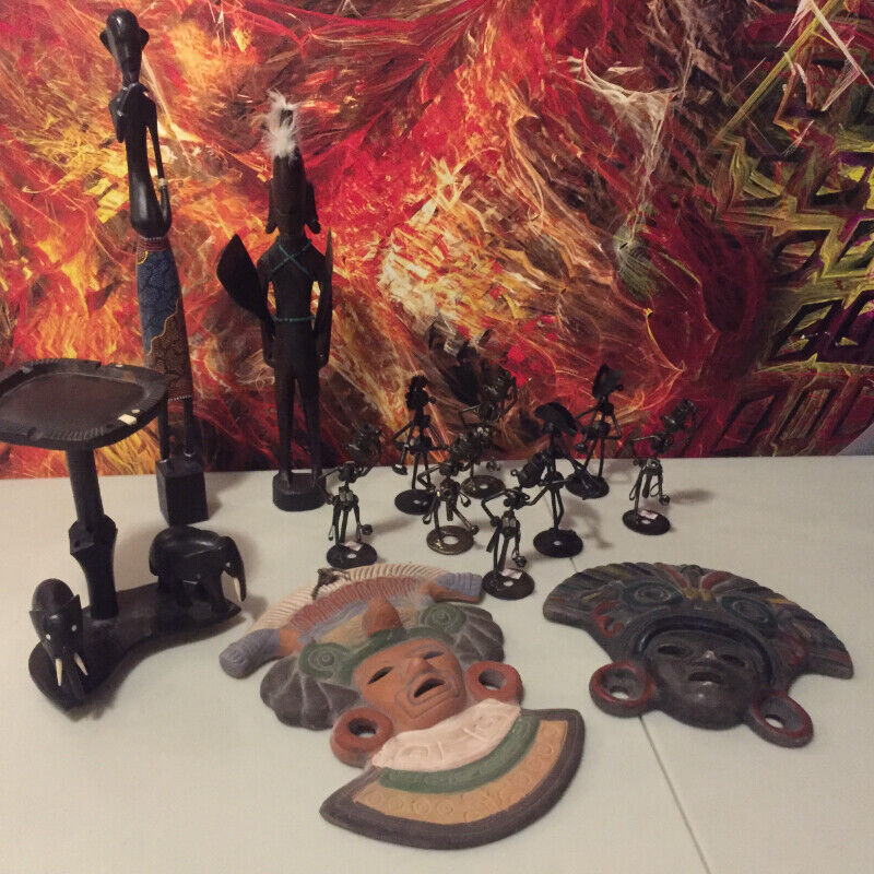Lot of Wood/Metal Decoration for sale  