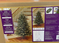 4FT SLIM STYLE ARTIFICIAL CHRISTMAS TREE