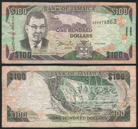 TBQ’s World Currency – Jamaica [P-84] (2006) 100 Dollars