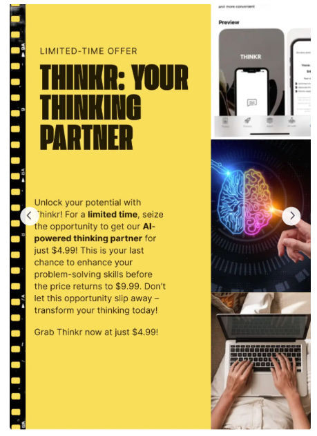 Your Smart Thinking Assistant — Now $4.9965165139602049121